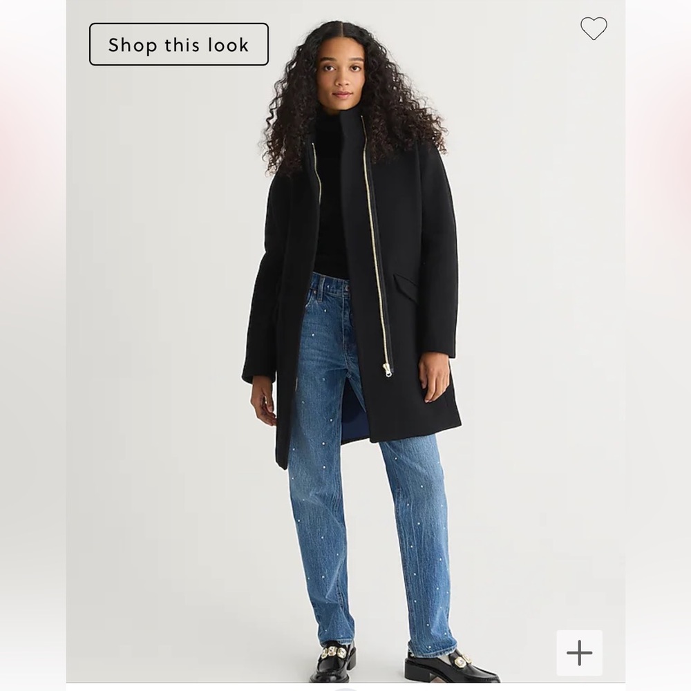 J. Crew Cocoon coat in Stadium Wool